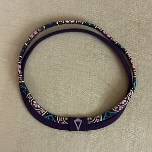 Ivivva Purple and Pink Patterned Double Strand Headband